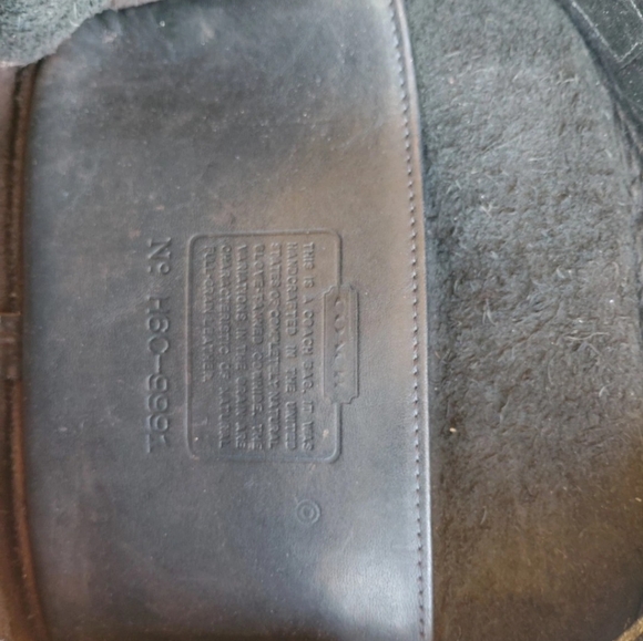 Vintage leather coach toiletry bag - Picture 7 of 7